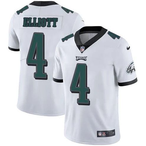 Men Philadelphia Eagles 4 Jake Elliott Nike White Vapor Limited NFL Jersey